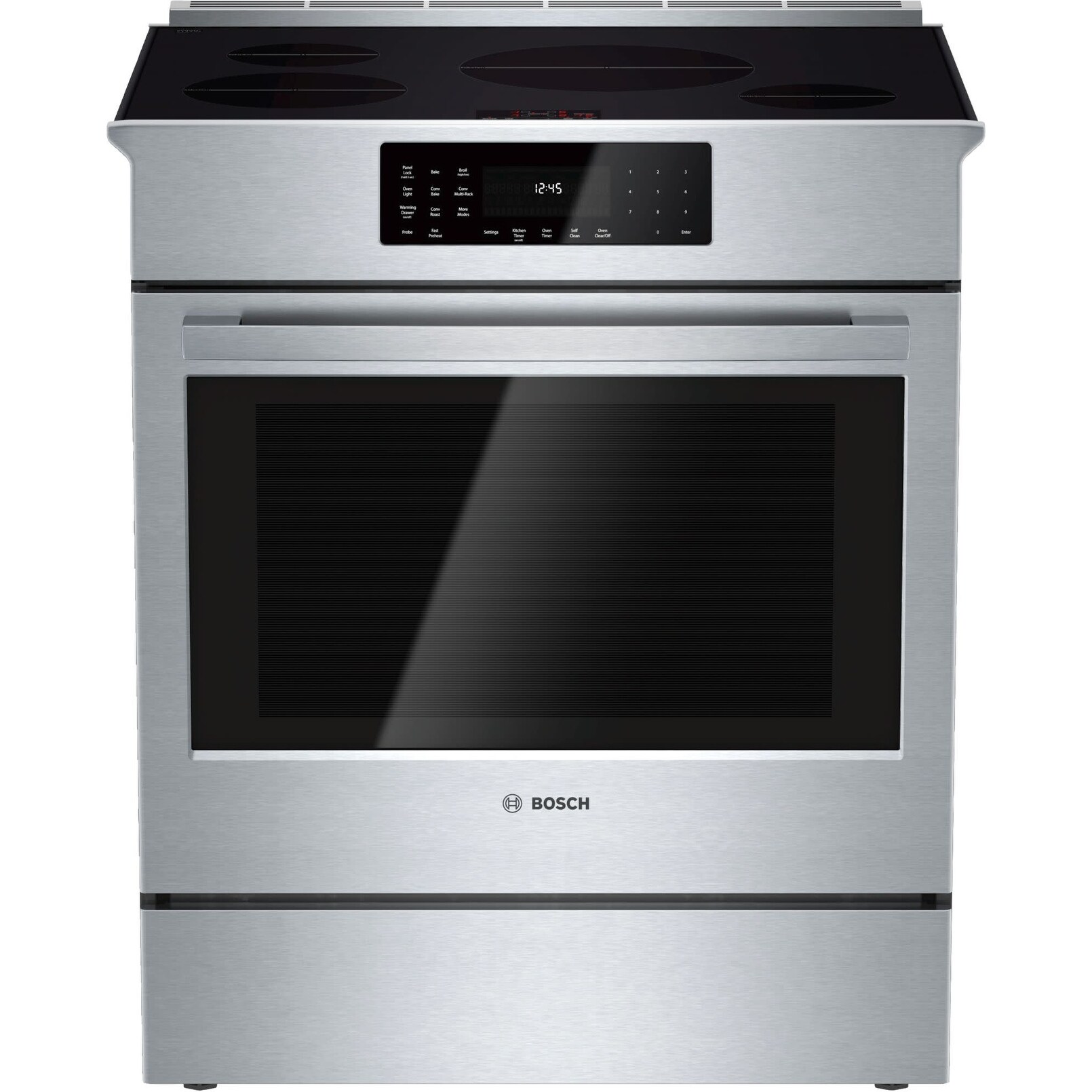 Shop Bosch Hii8055u 30 Wide 4 6 Cu Ft Slide In Induction Range