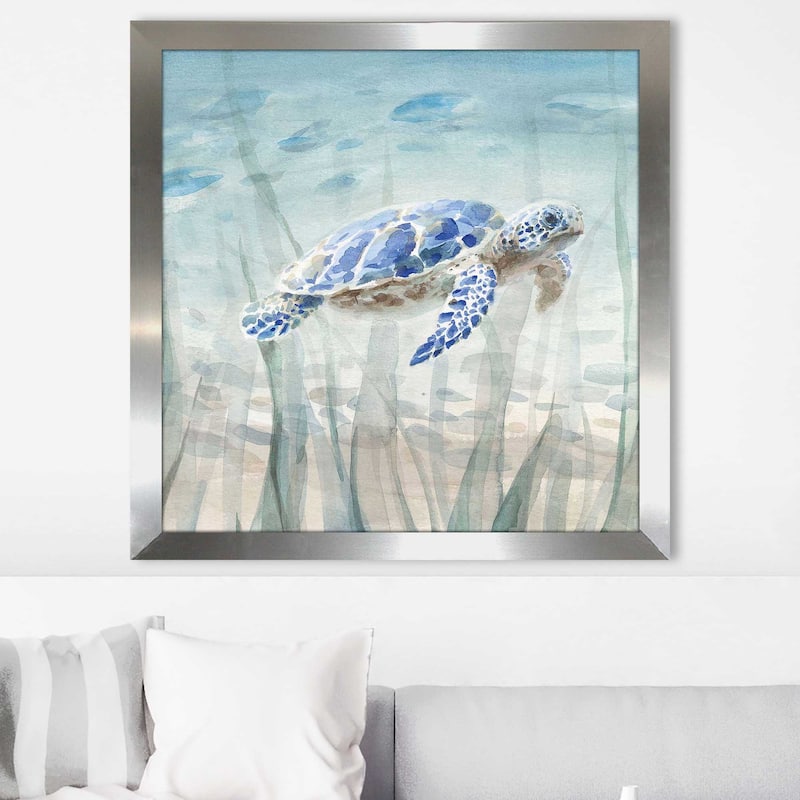 "Undersea Turtle" by Danhui Nai Print on Acrylic.