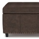 preview thumbnail 42 of 136, WYNDENHALL Stanford Upholstered Storage Ottoman