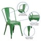 preview thumbnail 151 of 164, Metal Indoor/ Outdoor Stackable Bistro Chair (Set of 4)