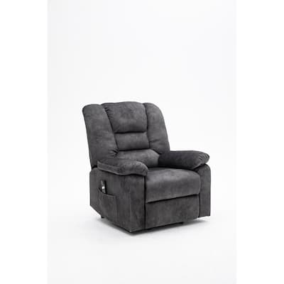 Power Lift Recliner Chair with Massage, Heat, USB & Side Pocket