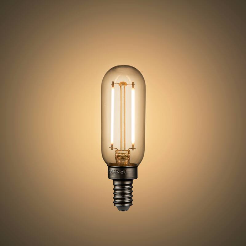 Light Society Tabby Dimmable T8 LED Filament Light Bulb - Set of 4 - Clear