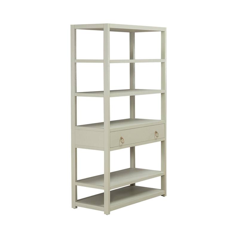 Liberty Furniture East End Accent Display Bookcase Green Mist - Width 39" x Depth 18" x Height 70"