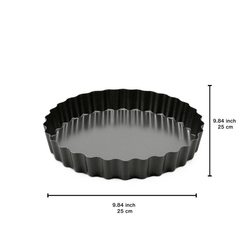 Zyliss Non-Stick Removable Base Tart Pan 10in