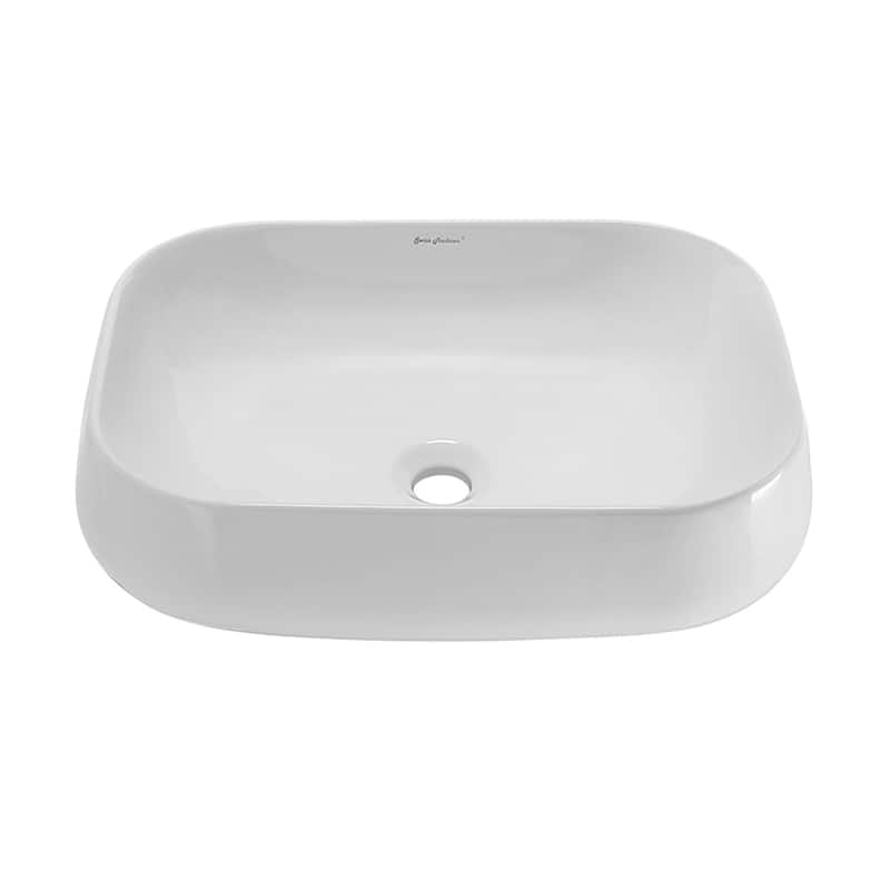 Swiss Madison SM-VS274 Chateau 22" Square Ceramic Vessel Sink