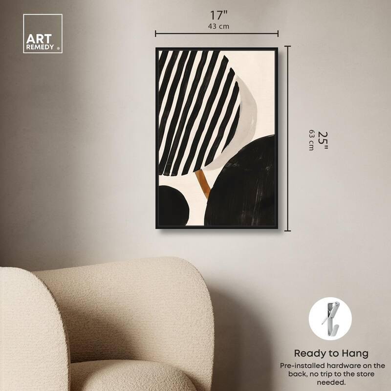 Linear Contempo Canvas by Art Remedy