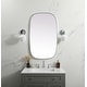 preview thumbnail 11 of 9, Elegant Lighting MR2B2440 Brynn 24" W x 40" H Modern Oval Bathroom