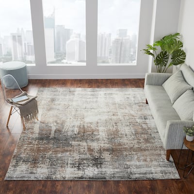 Earth Tones/Greys Area Rug