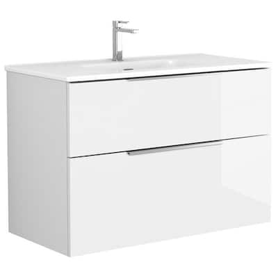 WS Bath Collections Dalia C90 Dalia 36" Wall Mounted Single Basin