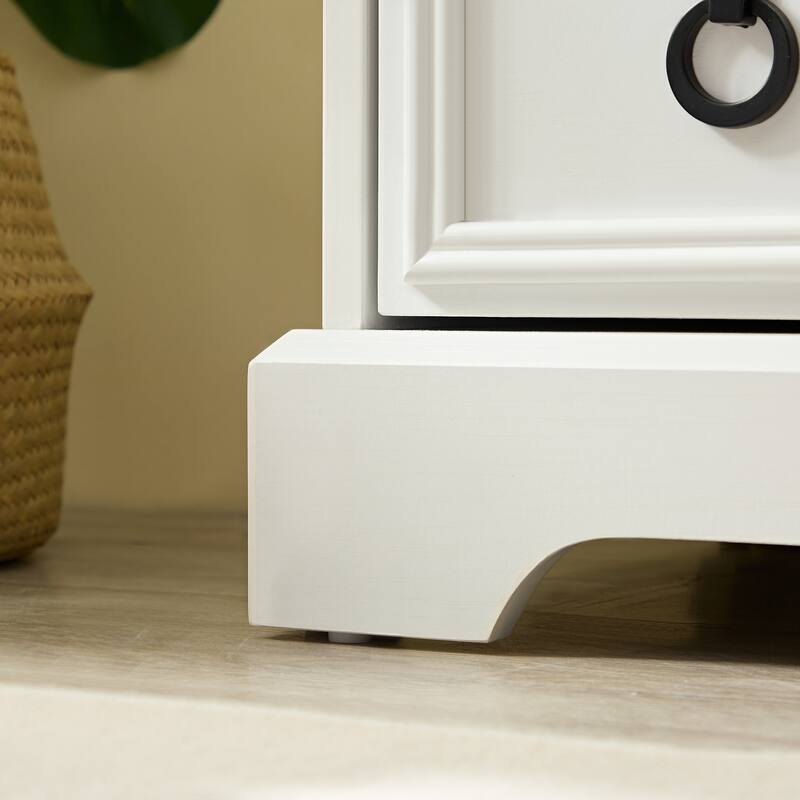 GDFStudio - Wash Modern 6-Drawer Tall Dresser with Textured Borders and Easy-Pull Handles