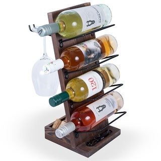 Rustic State Rueda Tabletop Wine Rack