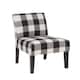 Option Black and White Buffalo Check