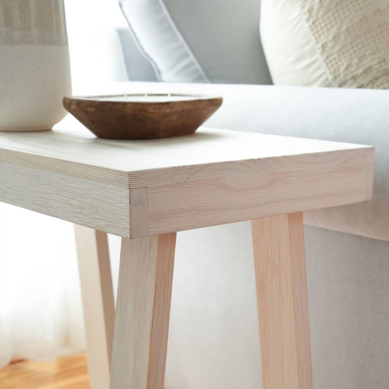 Plank and Beam Classic Rectangular Side Table - 25"