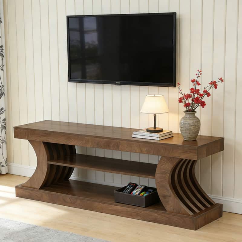TV Stand for TVs Up to 75" - Walnut