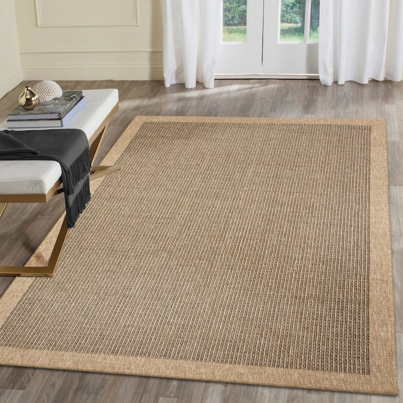 Liora Manne Sahara Texture Border Indoor/Outdoor Rug
