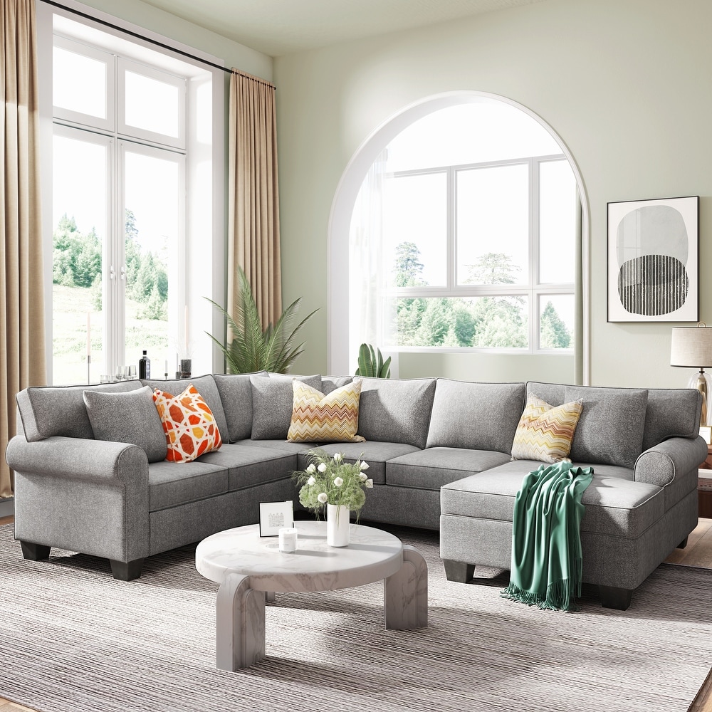 Buy Grey, U-Shape Sectional Sofas