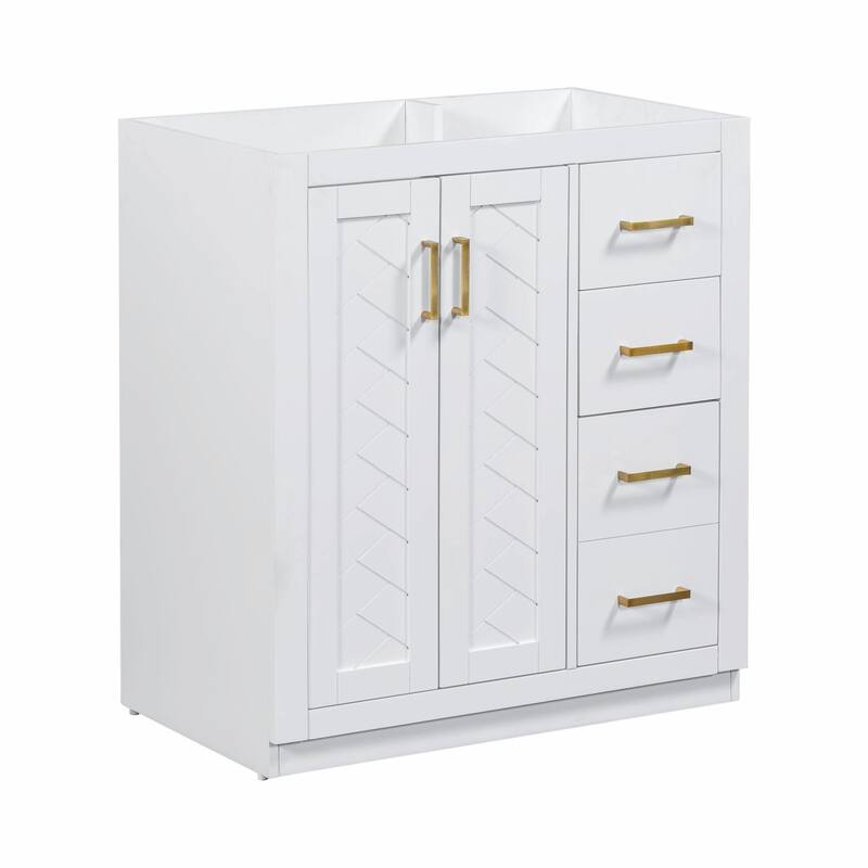 30'' Bathroom Vanity with Resin Sink
