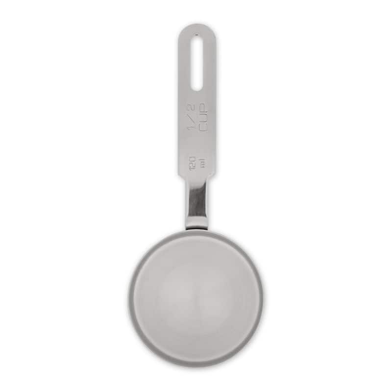 Measuring Cup - 1/2 Cup, Individual - Stainless Steel