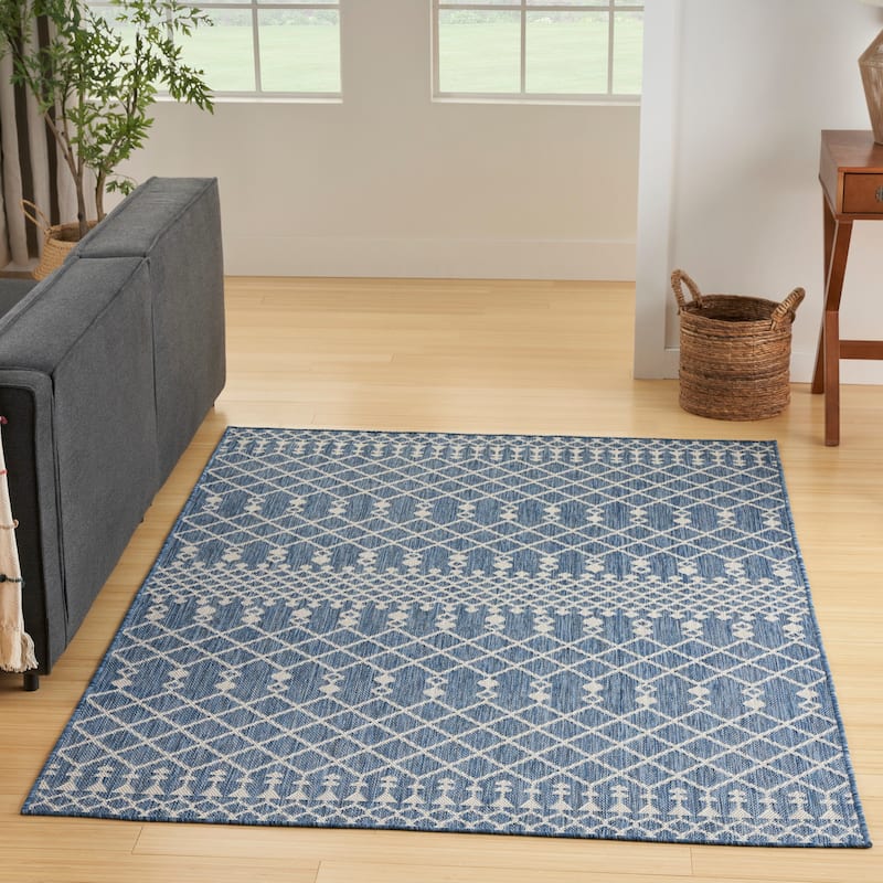 Nourison Positano Indoor/Outdoor Moroccan Area Rug