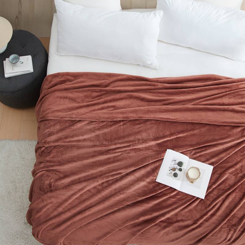 Wait Oh What - Coma Inducer® Bed Blanket - Maple Syrup