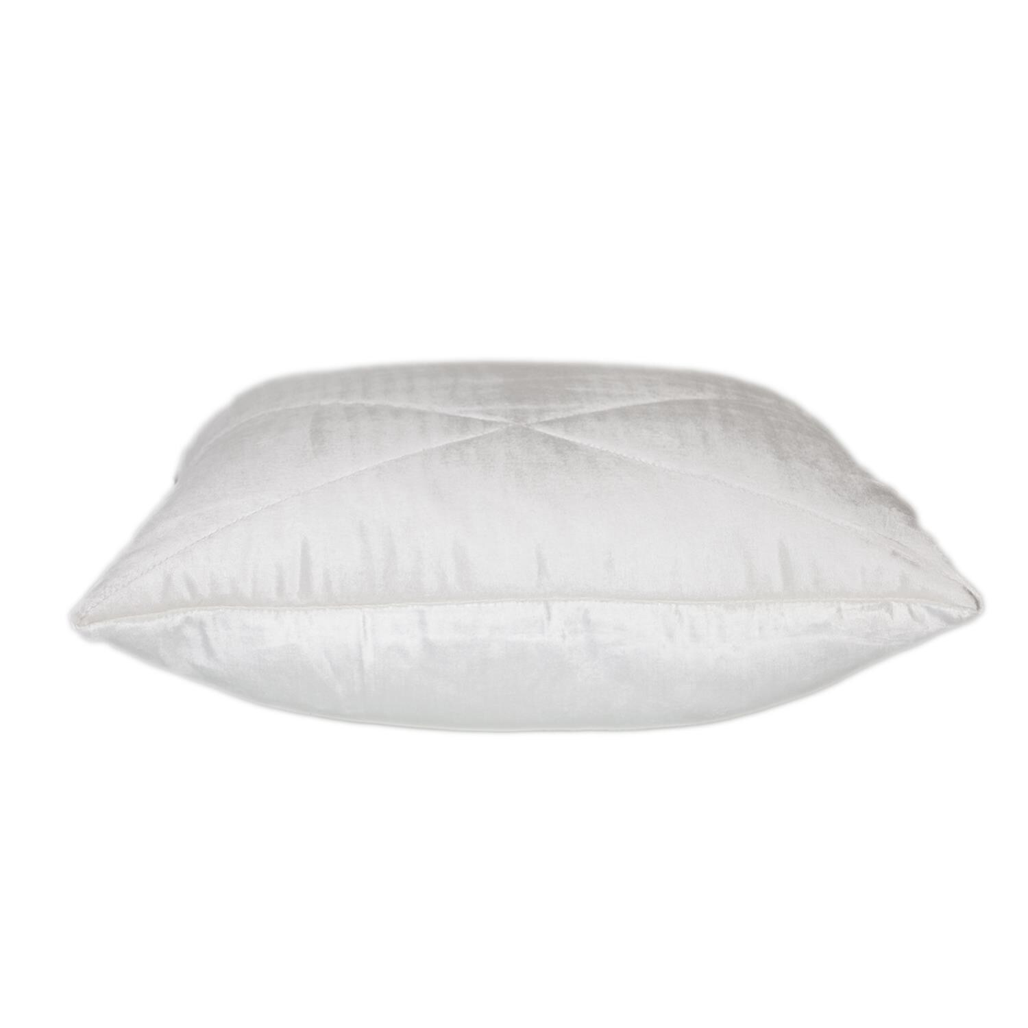 White velvet pillows 2025
