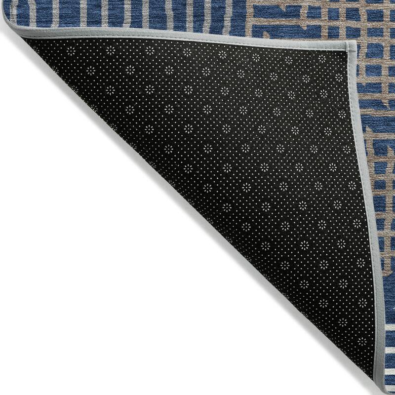 Machine Washable Indoor/ Outdoor Casual Contemporary Chantille Rug