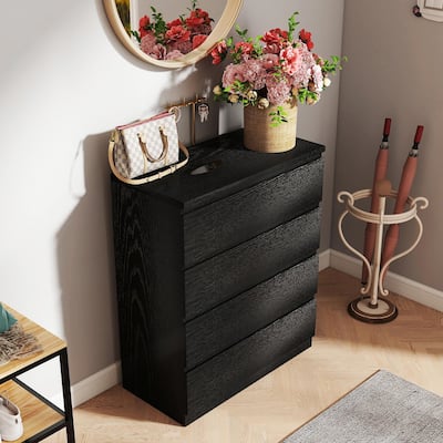 Minimalist Storage Dresser - 31.5" Wide - No-Handle Design