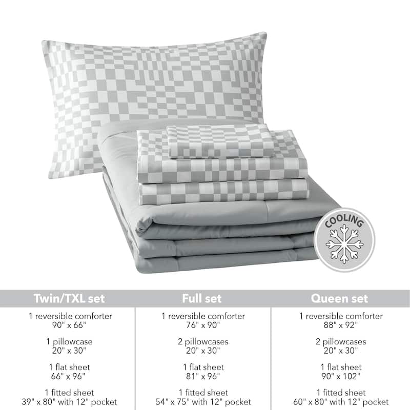 Cooling Technology 5-Piece Bed in a Bag