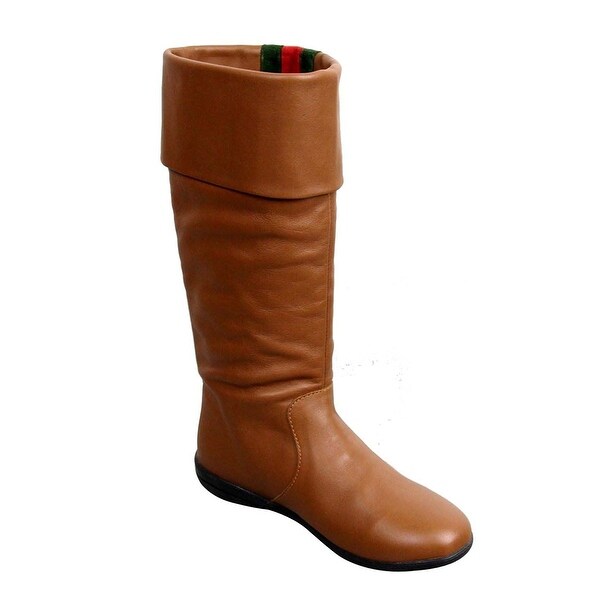 gucci boots brown