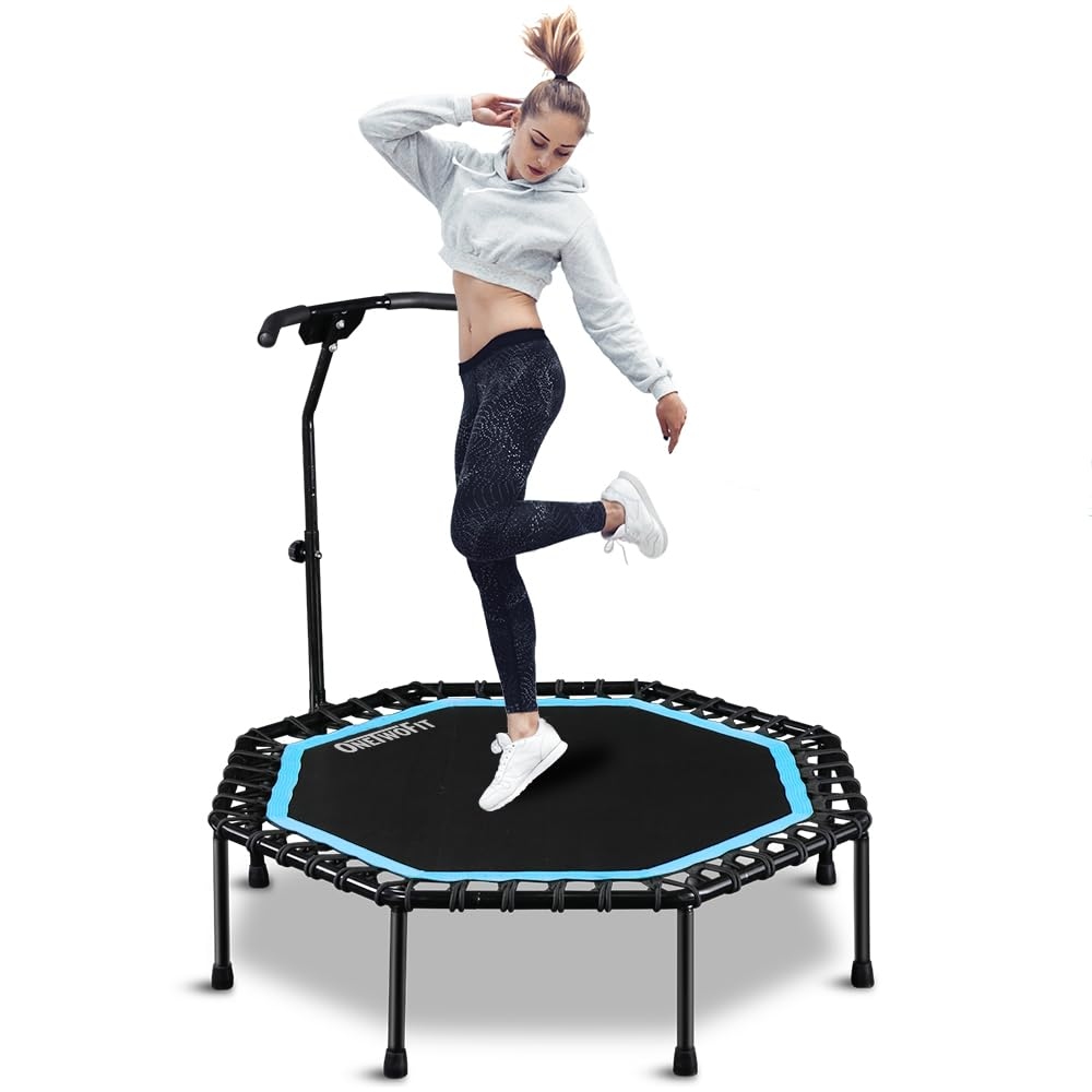Trampoline with bar workout online