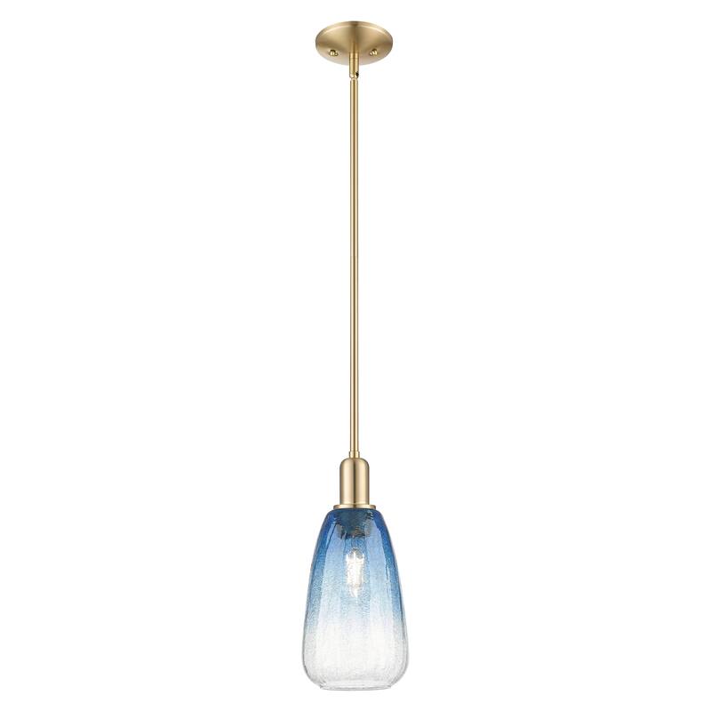 Innovations Lighting Downtown Urban - Brookhaven Almond - 1 Light 6" Stem Hung Mini Pendant