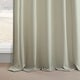 preview thumbnail 37 of 40, Exclusive Fabrics Simply Faux Linen Curtains - 2 Panels - Light Filtering Window Curtains