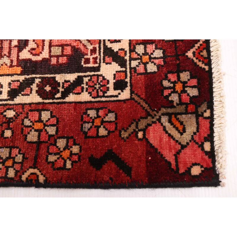 ECARPETGALLERY Hand-knotted Anadol Dark Red Wool Rug - 4'9 x 6'3