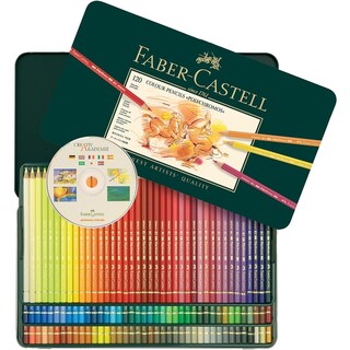 shop polychromos colored pencil set in metal tin 120pc free