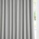 Exclusive Fabrics Faux Linen Extra Wide Room Darkening Curtain Panel