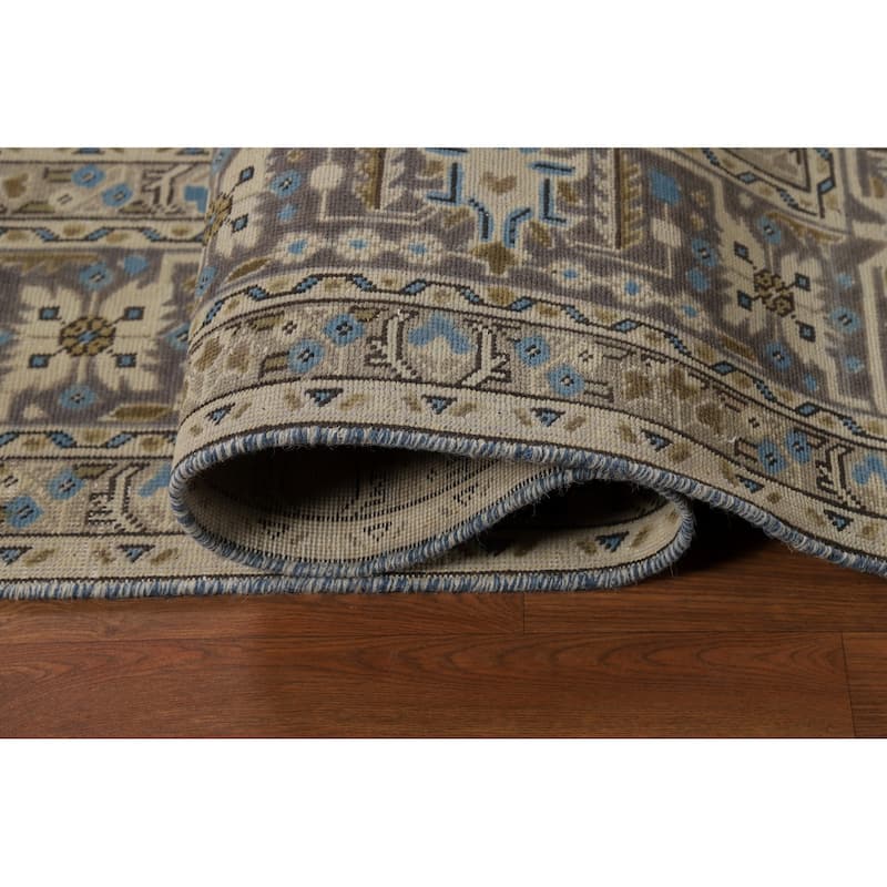 Traditional Tabriz Persian Rug Living Room Hand-Knotted Wool Carpet - 8'4"x 10'9"