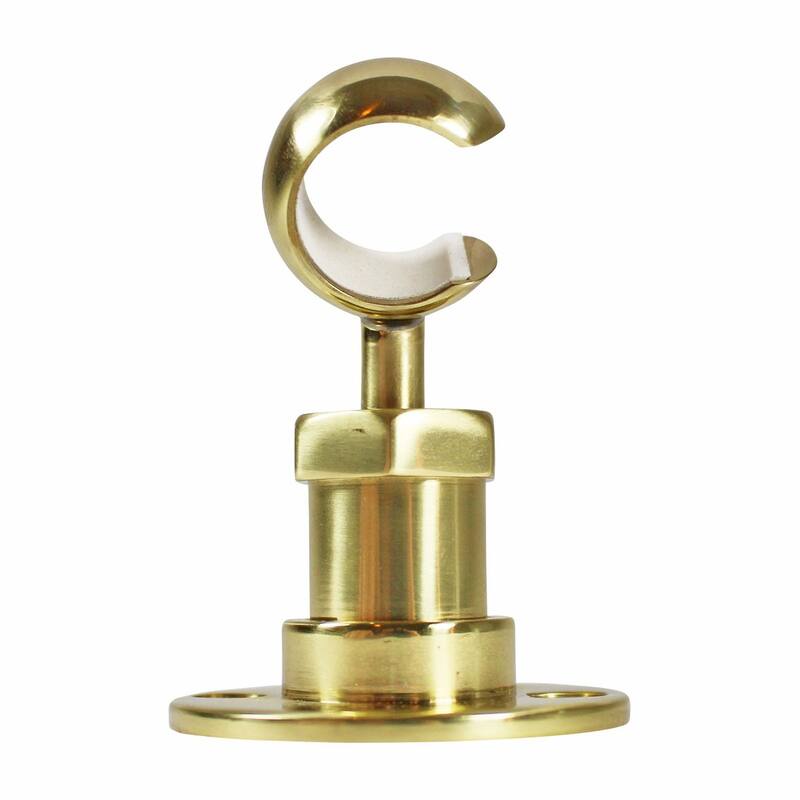 Brass Twist-In Bracket PVD Bathroom Shower Part Replacement Renovators Supply