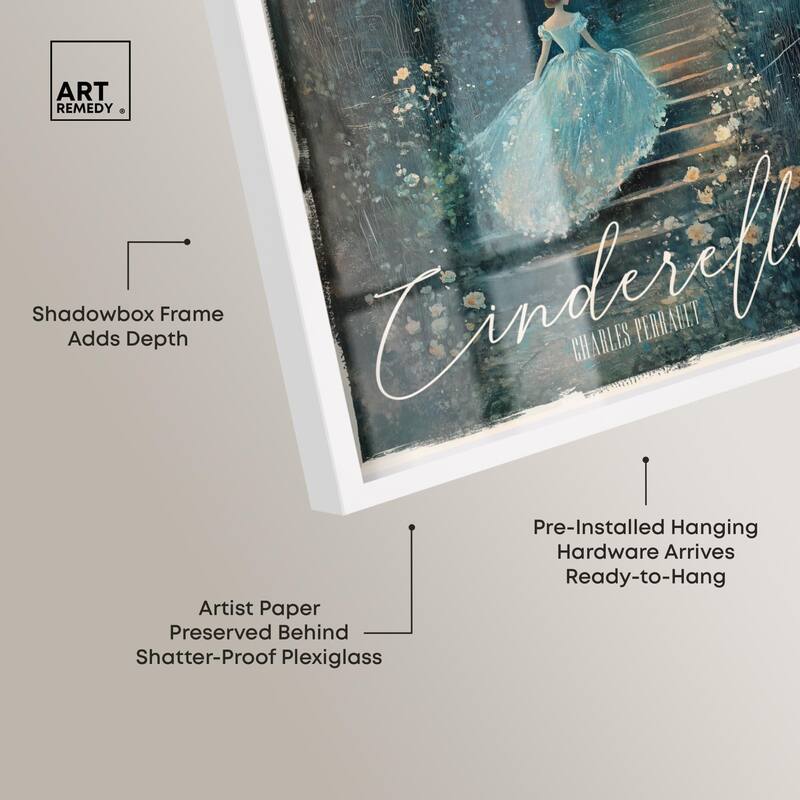 Classic Cinderella Shadowbox by Art Remedy