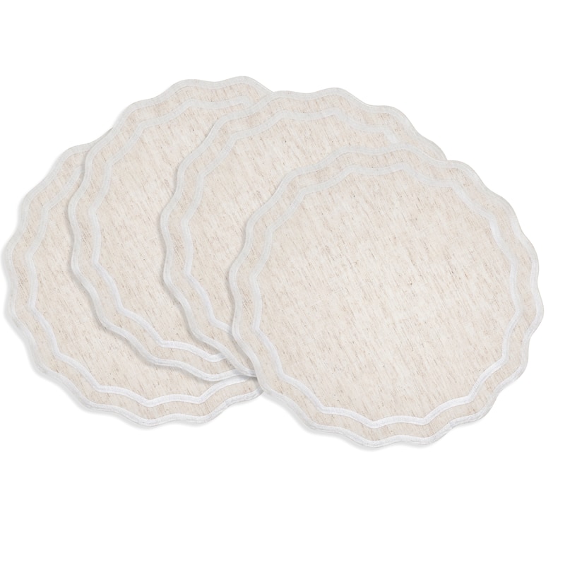 Eco Scallop Border Placemat (Set of 4)