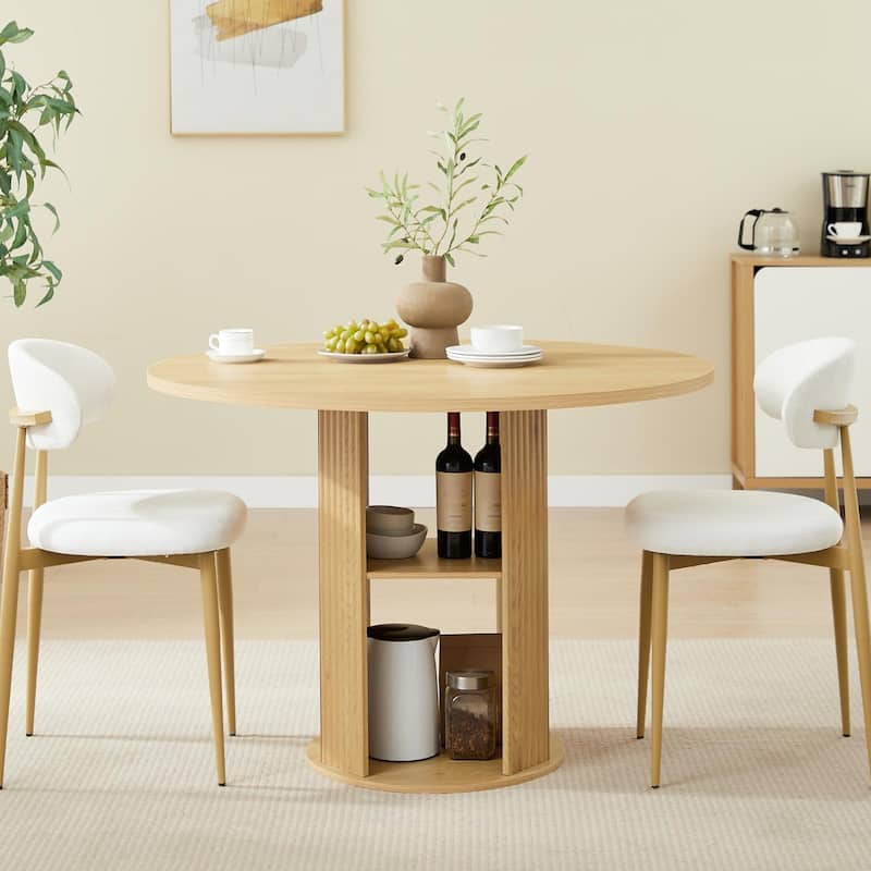 31.5" Round Dining Table Set (Serves 2-4)
