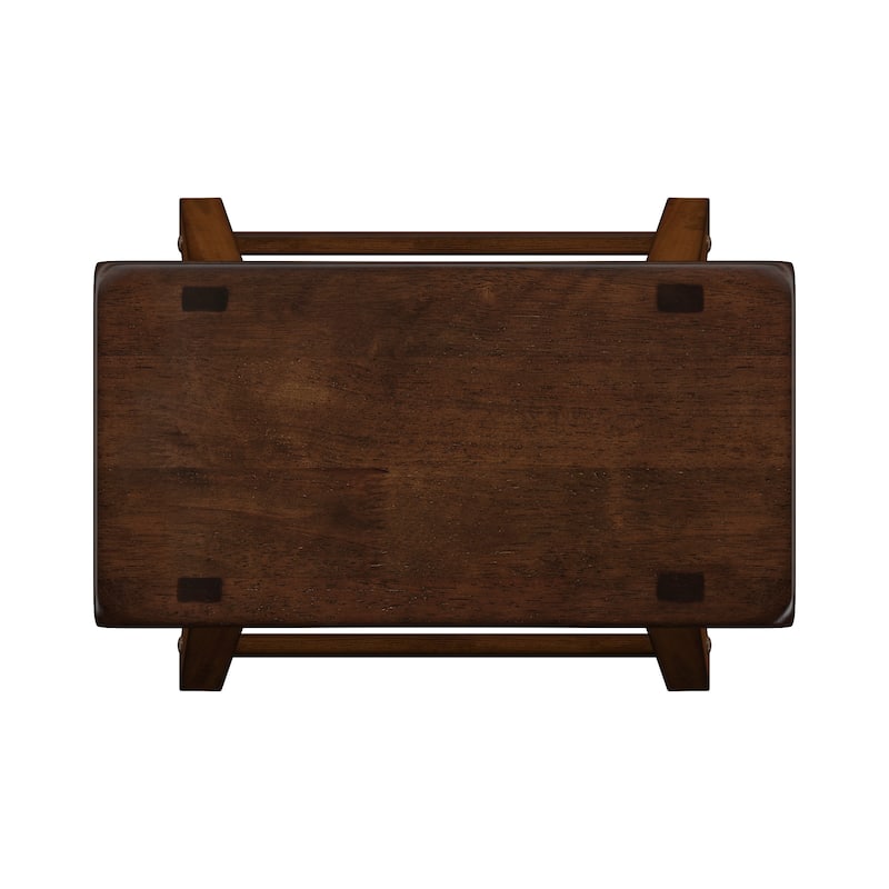 Salvador Saddle 29-inch Counter Height Backless Stools (Set of 2) by iNSPIRE Q Bold