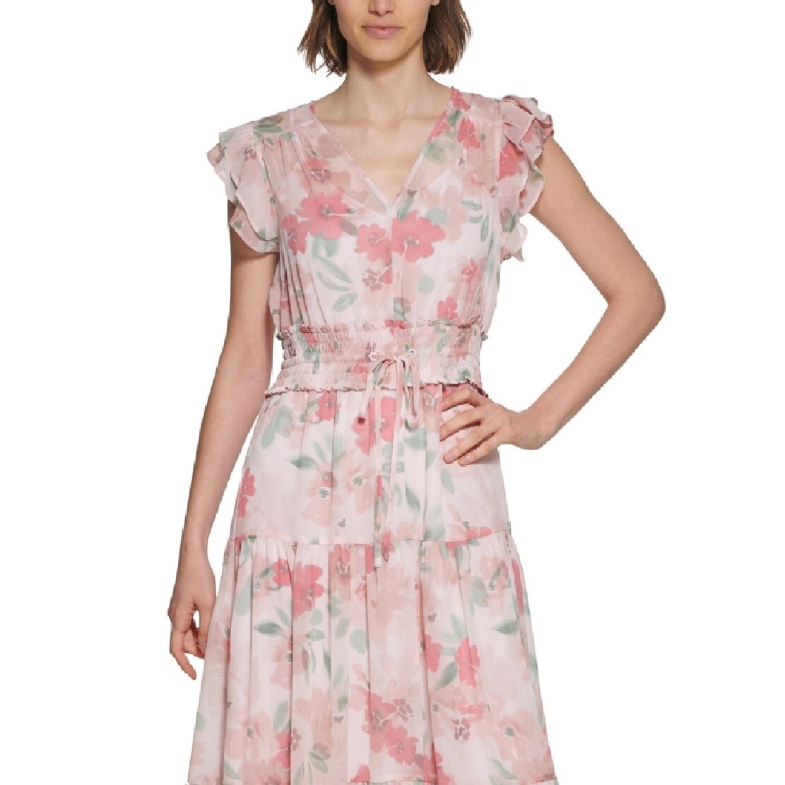 halter neck dress short Powder-Blue Casual with Buttons Powder Blue Print / XLarge Nomex Shirts back minidress thats cut A-line Deep V-Neck Light 尺寸:L