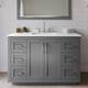 Option Dark Gray / Giotto Quartz Top / Brushed Nickel