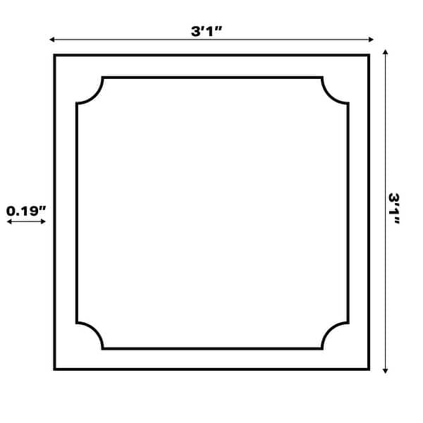 dimension image slide 12 of 23, JONATHAN Y Galon Palm Frond Indoor/Outdoor Area Rug