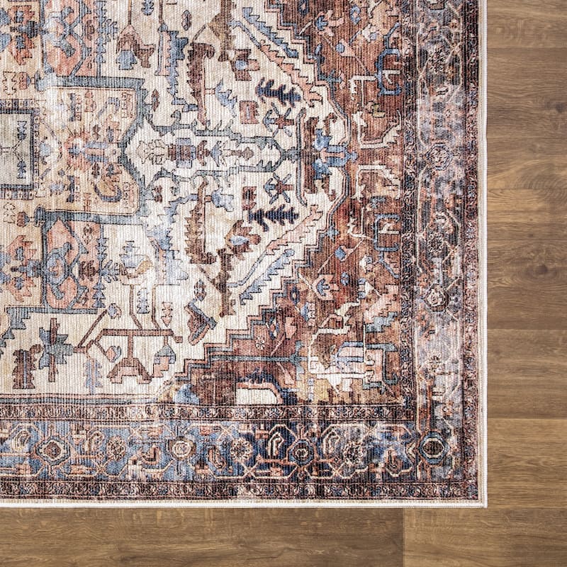 Abani Rugs Lola Vintage Terracotta Area Rug