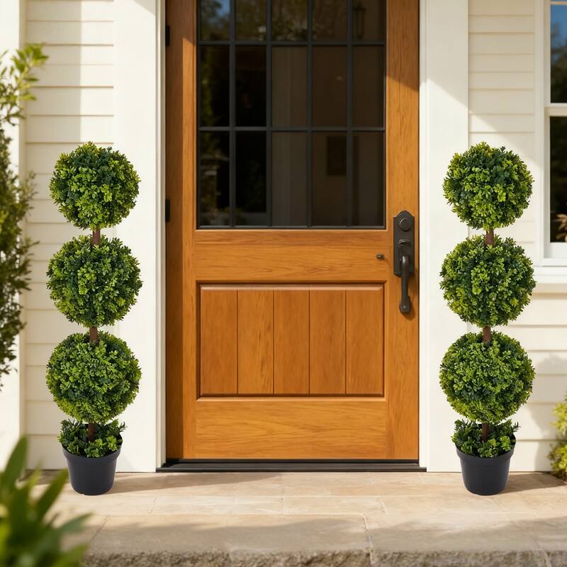 Artificial Boxwood Topiary Tree 3Ft/3.7Ft/4.2Ft