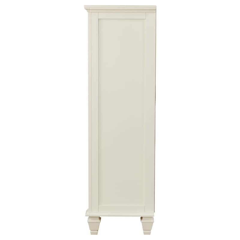 Sandy Beach Coastal Wood 5-drawer Bedroom Chest