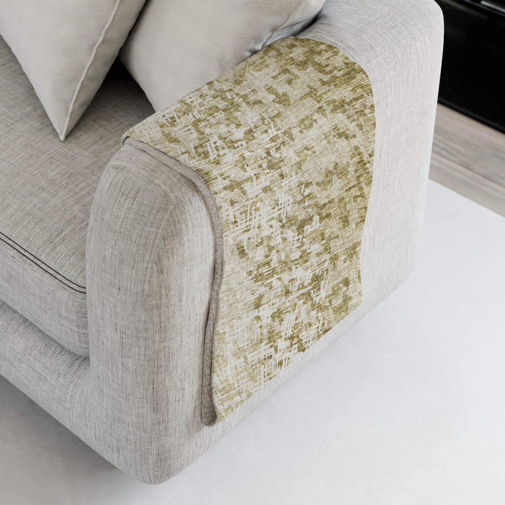 Premium Machine Washable Modern Ombre Sherpa Throw Blanket