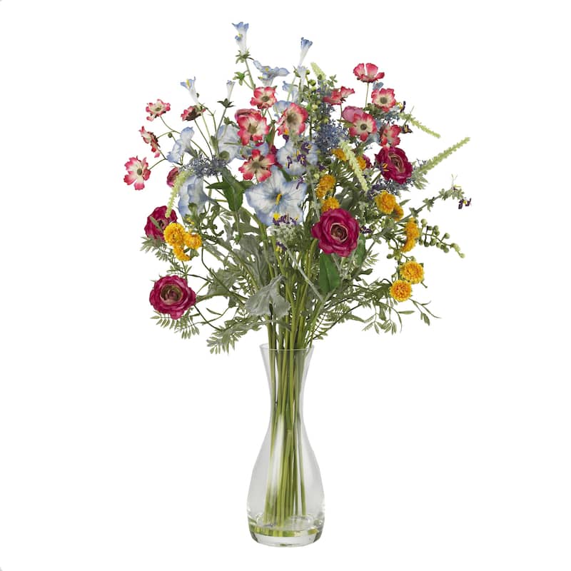 Veranda Garden Silk Flower Arrangement - 26