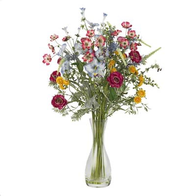Veranda Garden Silk Flower Arrangement - 26